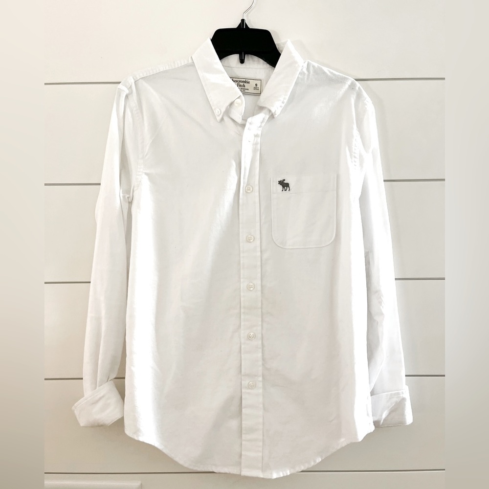 A&F Signature Icon Oxford Shirt - Size Small